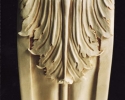Acantaus Carving on Mantle Pilaster