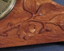Mahogany Clock Detail