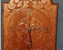 mahogany-wall-clock