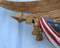 Detail of Eagle with Flags.