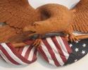 Mahogany Eagle Detail
