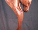 Walnut Horse Head