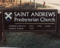 Sign for Church