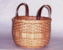 Basket with Leather Handles - 2005
